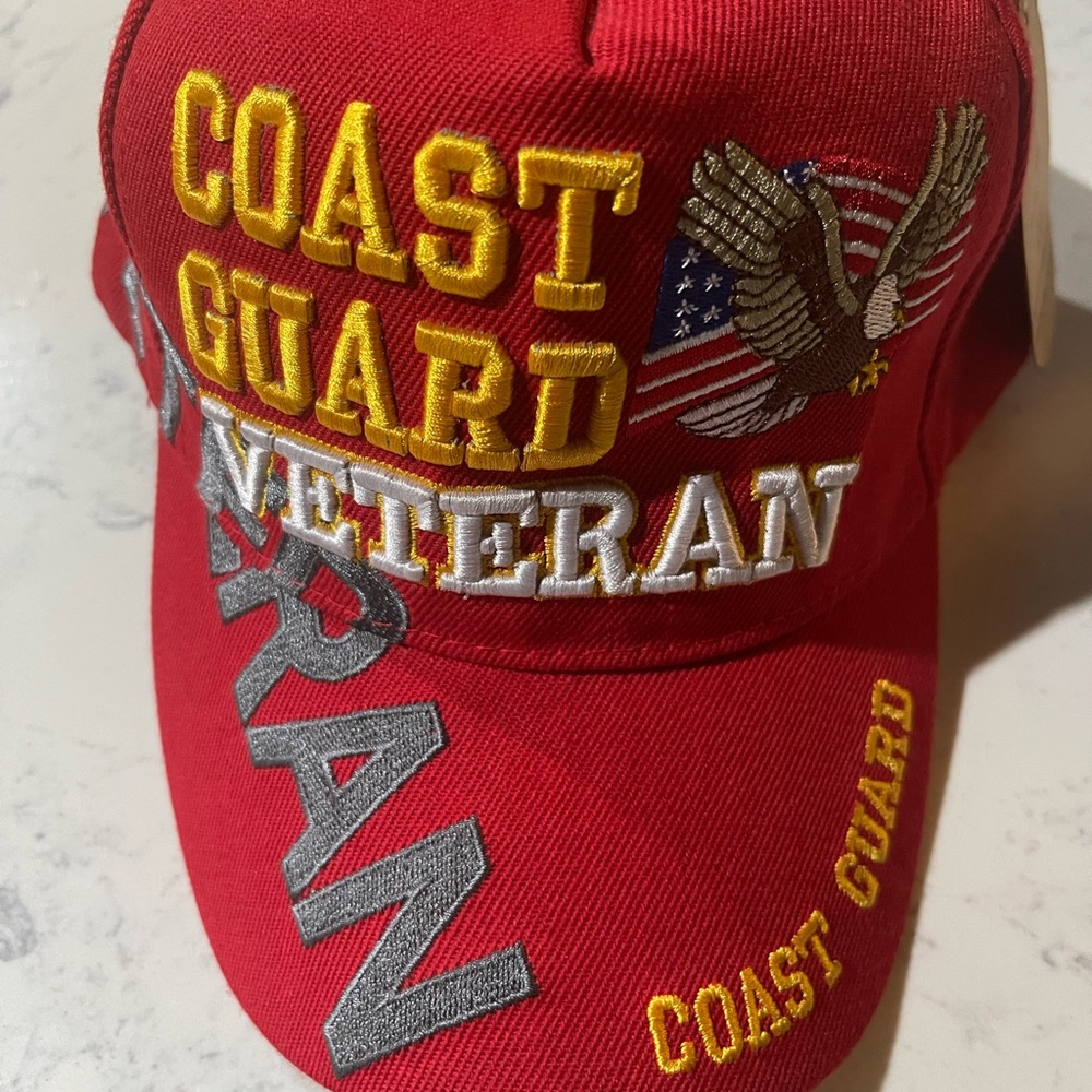 US Coast Guard Retired Cap Red never worn brand new
